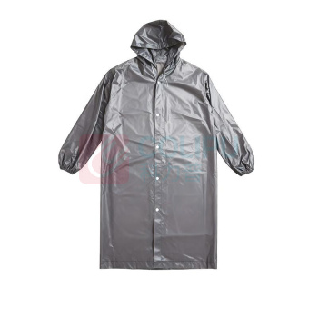 鲁橙 EVA连体式雨衣 LC0903 均码 (茶色)