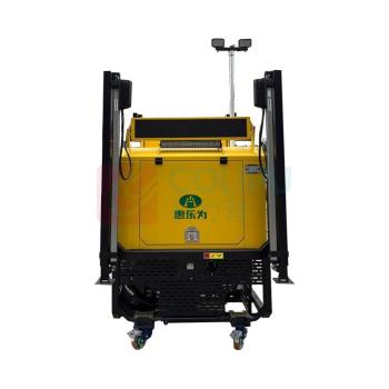 惠乐为 多功能应急照明装置 HXBL2023P-TP 12VDC 2*60W IP65 升降高度3m (黄色)