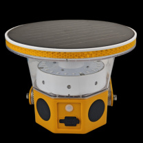 川耘腾 警示灯 CYT-JSD634 3.7V 6W IP66 8HZ LED (黄白色)