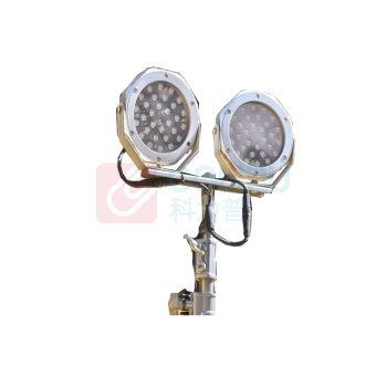 惠乐为 应急发电照明装置 HLS20100K 220VAC 3*30W IP65 升降高度2.2m 发电机 (黄色)