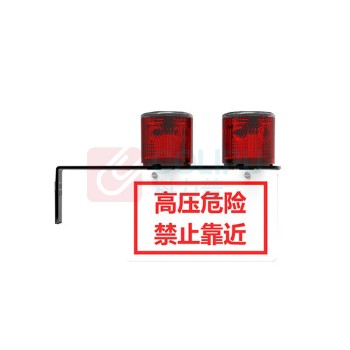 明特佳 MINGTEJIA LED警示灯 JR2703C DC3.7V 2W IP67 20闪/分钟 LED 续航时间≥48h (红色)