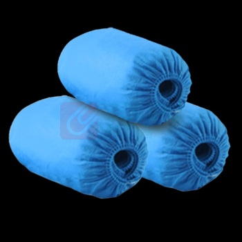 鲁橙 无纺布一次性鞋套 LC0910Z 均码 (蓝色) 10只/包