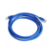 鲁橙 超六类网线 LC06601 (蓝色) 1米/根 无氧铜网线 跳线