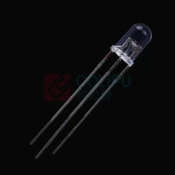TZ FS透明LED灯珠 5mm 红绿双色 共阴板 