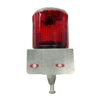 苏识 红色太阳能警示灯 JSD-400 单头功率1W 电压:1.5V (红色)