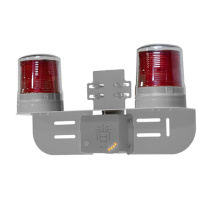尚为 SEVA 太阳能声光报警器 SZSW2731 2*0.5W 3.7V 续航时间≥50h IP65 红光 LED(不含立杆) (银色)