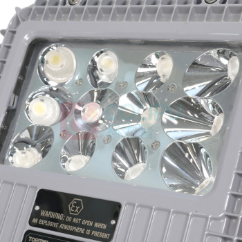 通明 LED防爆泛光灯 BC9101B-L25 25W应急70分钟 IP66 ExdⅡBT6Gb/ExtDA21IP66T80℃ AC90~264V 5000K 白光 (灰色)