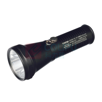 通明 高射程防爆电筒 BW7100B 10W IP67 ExdⅡCT6Gb DC3.7V 6000K 强光4h、工作光10h (黑色)