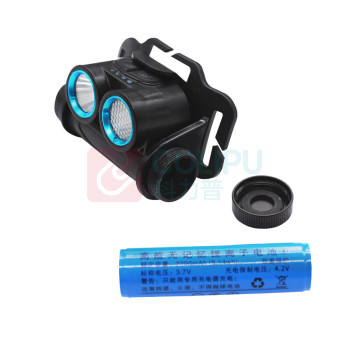 明特佳 MINGTEJIA LED双头防爆头灯 MTJ-BTG7103 6W (黑色) IP66 续航时间≥16h DC3.7V 5700K ExibIICT4Gb