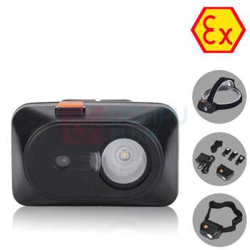 明特佳 MINGTEJIA LED防爆头灯 MTJ-BTG7104 3W (黑色) IP65 续航时间≥16h DC3.7V 5700K ExibIICT4Gb