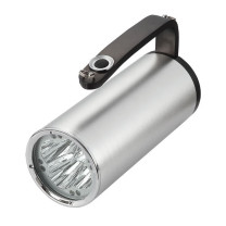 赛时工控 SHSSGK 手提式防爆探照灯 SKSZD8-6107 9W (银色) DC11.1V IP68 强光8h 工作光16h 频闪32h 白光LED 色温6500k