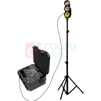 惠乐为 移动电源灯 HDW101 3.7VDC 25W IP44 LED 电池供电 (黑色)