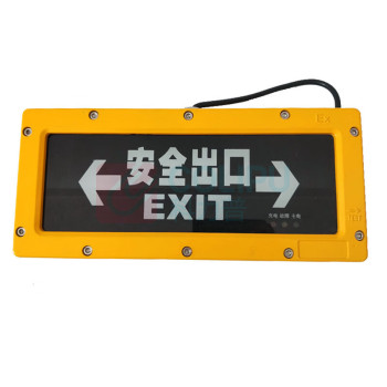 明特佳 MINGTEJIA 左右方向LED防爆标志灯 MTJ-FYD2008 5W (黄色) IP66 续航时间≥120min AC220V 5700K ExdIICT6Gb