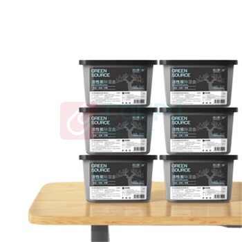绿之源 GREEN SOURCE 活性炭除湿盒 Z-1493 500ml/盒*6盒 室内干燥剂回南天除湿袋防潮剂除湿桶