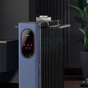 格力 Gree 石墨烯取暖器电油汀家用大面积电暖气片17片立式 NY23-S7030B 3000w (碧玺蓝) (WIFI遥控)