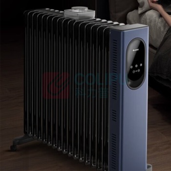 格力 Gree 石墨烯取暖器电油汀家用大面积电暖气片17片立式 NY23-S7030B 3000w (碧玺蓝) (WIFI遥控)