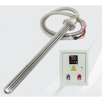 京信工 防爆潜水加热管 380V 12KW L=500 DN50 配套304温控箱