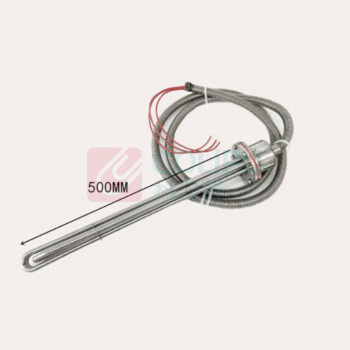 京信工 防爆潜水加热管 380V 12KW L=500 DN50 配套304温控箱