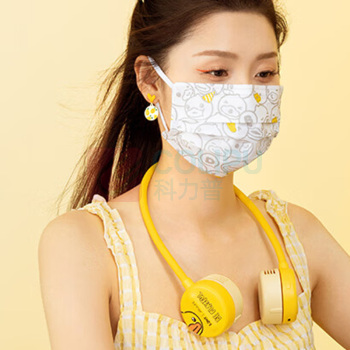 几素 灵动挂脖风扇 Neck Fan Life1(FA25) 1800mAh-小黄鸭款
