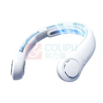 几素 迷你usb小风扇无叶 Neck Fan Life3 (FA14第二代) (灰色) 便携式空调