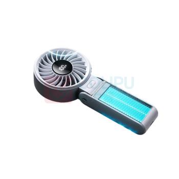 几素 手持风扇5000mAh HandheldFanLife7 五档风+折叠挂脖 (云雾灰)