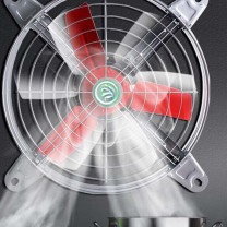 京信工 排气扇 12寸 工业级 带开关