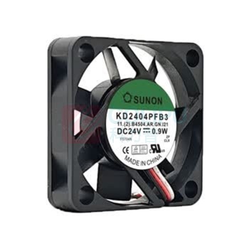 SUNON 散热风扇 KD2404PFB3 24V 0.9W 4CM 4010 3线报警变频器风扇原装插头