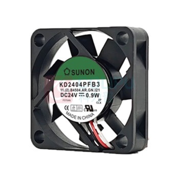 SUNON 散热风扇 KD2404PFB3 24V 0.9W 4CM 4010 3线报警变频器风扇原装插头