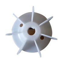 众至 油泵电机风扇 Φ17mm 孔内径17mm，径高17mm,孔径D型扇叶高25MM,宽140mm,扇叶10个 