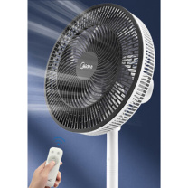 美的 Midea 家用落地扇 SAG35FR 七叶风大音轻遥控 