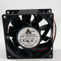 台达 散热风扇 PFB0924GHE-5L3N 尺寸：90*90*38mm  额定电压：24V,额定功率：0.76A