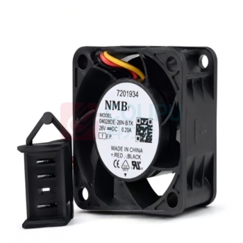 NMB 变频器散热风扇 04028DE-26N-BTK 26VDC 0.2A