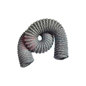 罗德力 尼龙网布耐高温风管 内径63mm*10米1条 灰色