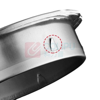 安赛瑞 不锈钢平头风帽 5C00130 尺寸:23x6cm 规格:304特厚200mm 材质:304不锈钢
