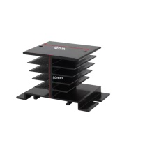 亚泰 固态继电器散热座 SRX-YLU50 DIN35安装 坐高50mm 坐宽80mm 安装孔距48mm