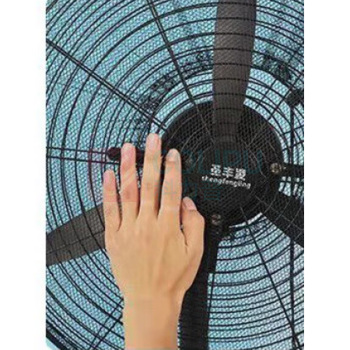 宜利 尼龙网纱材质编织袋防夹手风扇罩 60cm