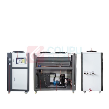 勤道 工业冷水机 吹膜制冷设备注塑风冷式冷水机 风冷式2HP 额定制冷量5.68KW