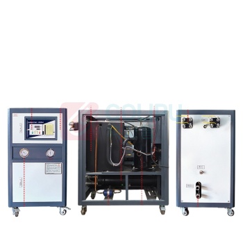 勤道 工业冷水机 吹膜制冷设备注塑 冷水机组冷冻机 水冷式6HP 额定制冷量18KW