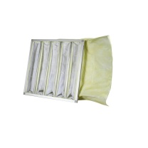WELLWAIR 绫式中效过滤器 492x592x600*20-5P W*H*D*T*P 效率F8 铝框 定制品