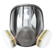 3M 防毒面具 6800+6006CN 直接式全面罩自吸过滤式防毒面具H2S1