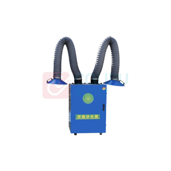 威邦 移动式工业焊烟净化器 烟尘收集大吸力净化器 双臂 380V 功率2.2KW