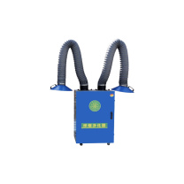 威邦 移动式工业焊烟净化器 烟尘收集大吸力净化器 功率3.0KW 双臂 380V