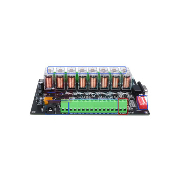 智嵌物联 继电器控制板 ZQWL-IO-1BX1R8 串口继电器控制终端(10A 大功率)