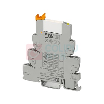 菲尼克斯 中间继电器 PLC-RSC-24DC/21-21 带灯 27.5×21.5×35.5 PLC-RSC系列 40 直流 input:DC24V output:max250V/2×6A 10个/