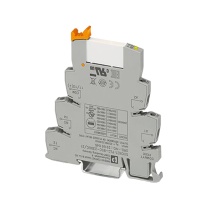 菲尼克斯 中间继电器 PLC-RSC-24DC/21-21 带灯 27.5×21.5×35.5 PLC-RSC系列 40 直流 input:DC24V output:max250V/2×6A 10个/