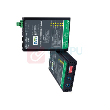 智嵌物联 2+2千兆百兆车载以太网交换机 ZQWL-AES6202-L T1端罗森博格接口 网口为RJ45接口