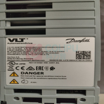 丹佛斯 Danfoss变频器 FC-302P7K5T5E20H2BGCXXXSXXXXALBXCXXXXDX
