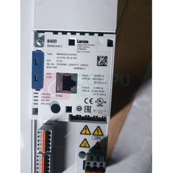 伦茨 变频器 E84AVSCE1134VX0-PMXXX0-599HZ 额定输出电流23.5A 电压等级400VAC 额定电机功率11kW 扩展模块PROFIBUS