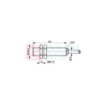 科瑞 电感式传感器 BD4-S2-M12