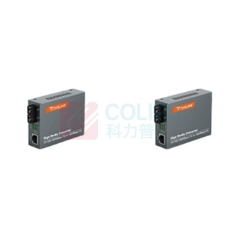 netLINK 电信级光纤收发器 光电转换器 千兆单模双纤20KM 外电 一对 HTB-GS-03